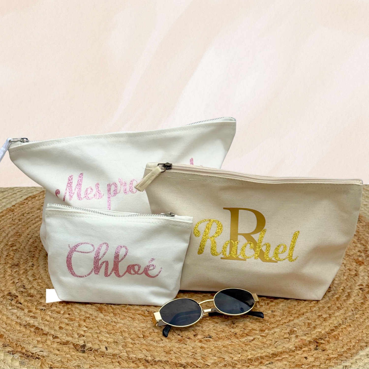 Pochettes en coton personnalisées