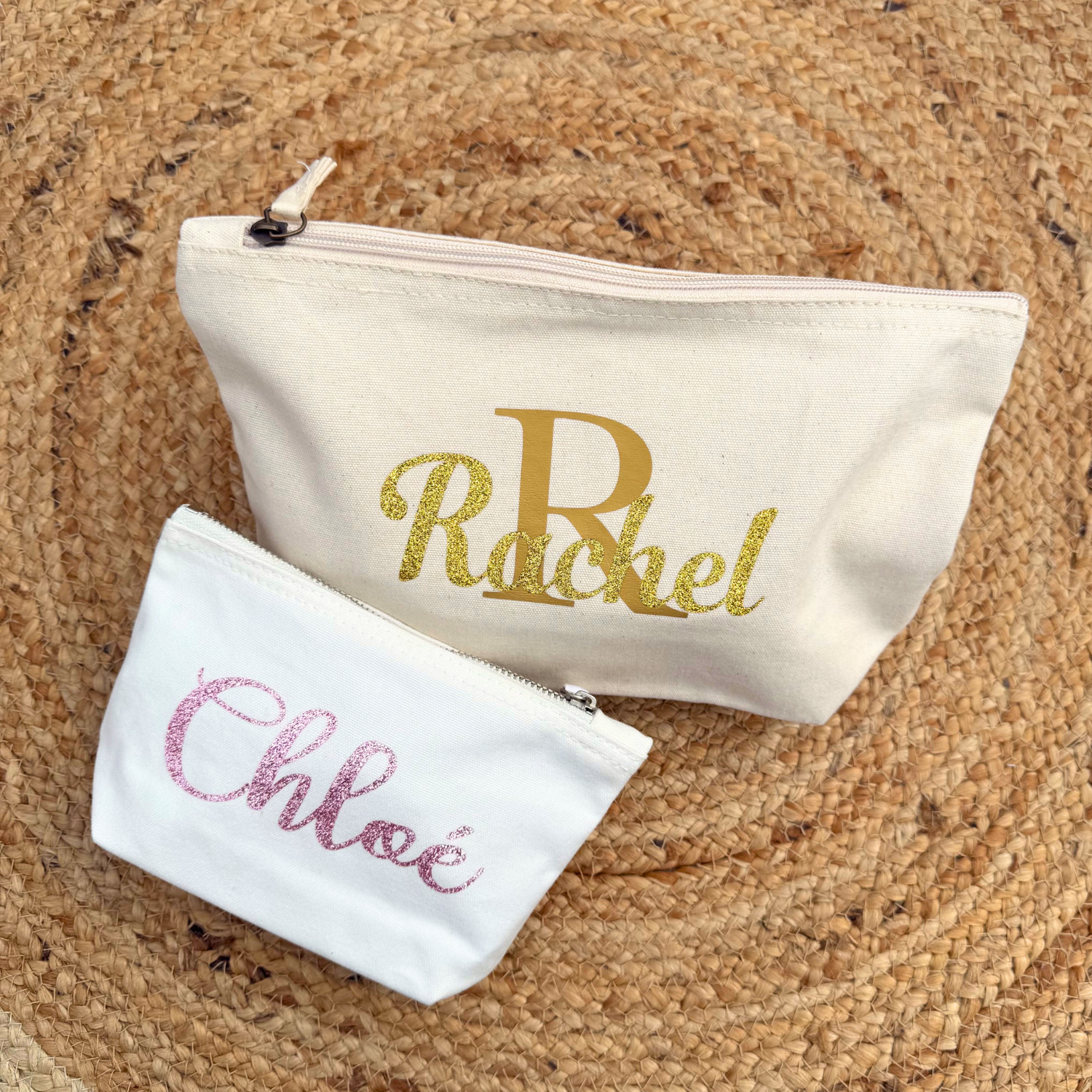 Pochettes en coton personnalisées